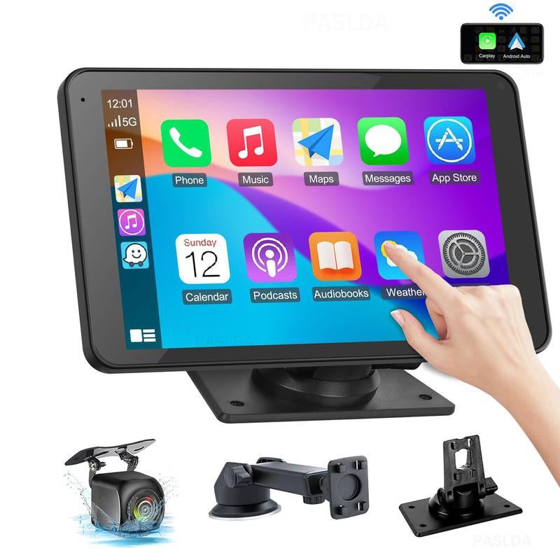 【Paslda】New Year Gift ：2025 Upgraded Wireless Carplay Screen for Andriod & Iphone : the Ultimate Portable Car Play Adapter for Seamless In-Car Entertainment Tiktokshopblackfriday